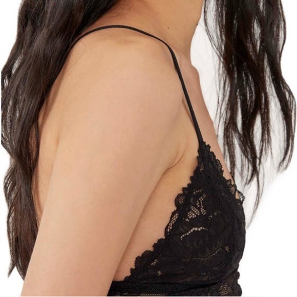 #326 NWT Free People Intimately FP Everyday Lace Longline Bralette Bra XS - Picture 6 of 9